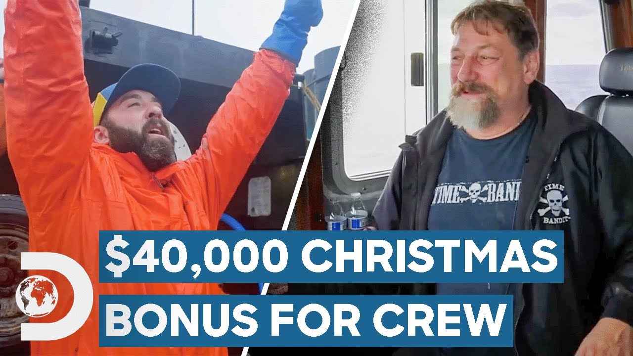 Johnathan Hillstrand Gives Crew $40,000 Bonus For Christmas | Deadliest Catch