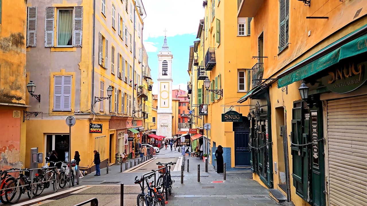Nice FRENCH RIVIERA 4K Static Walk
