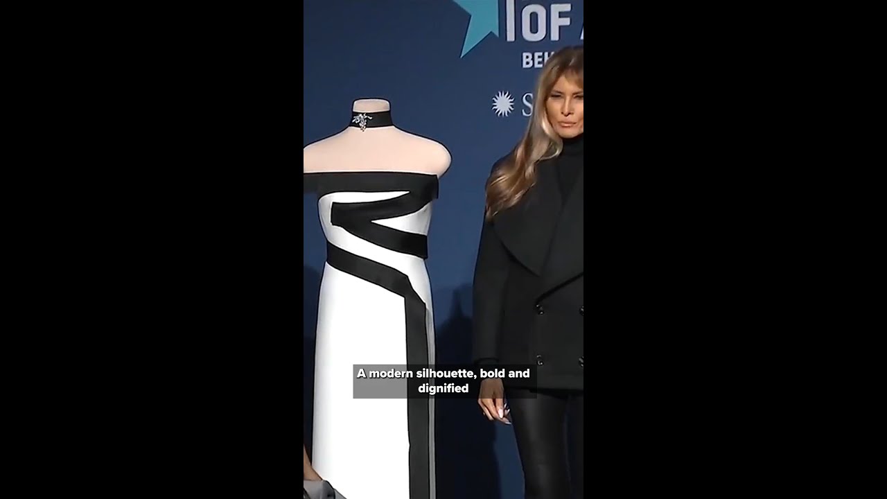 First Lady Melania Trump's ball gown to be added to the Smithsonian's collection