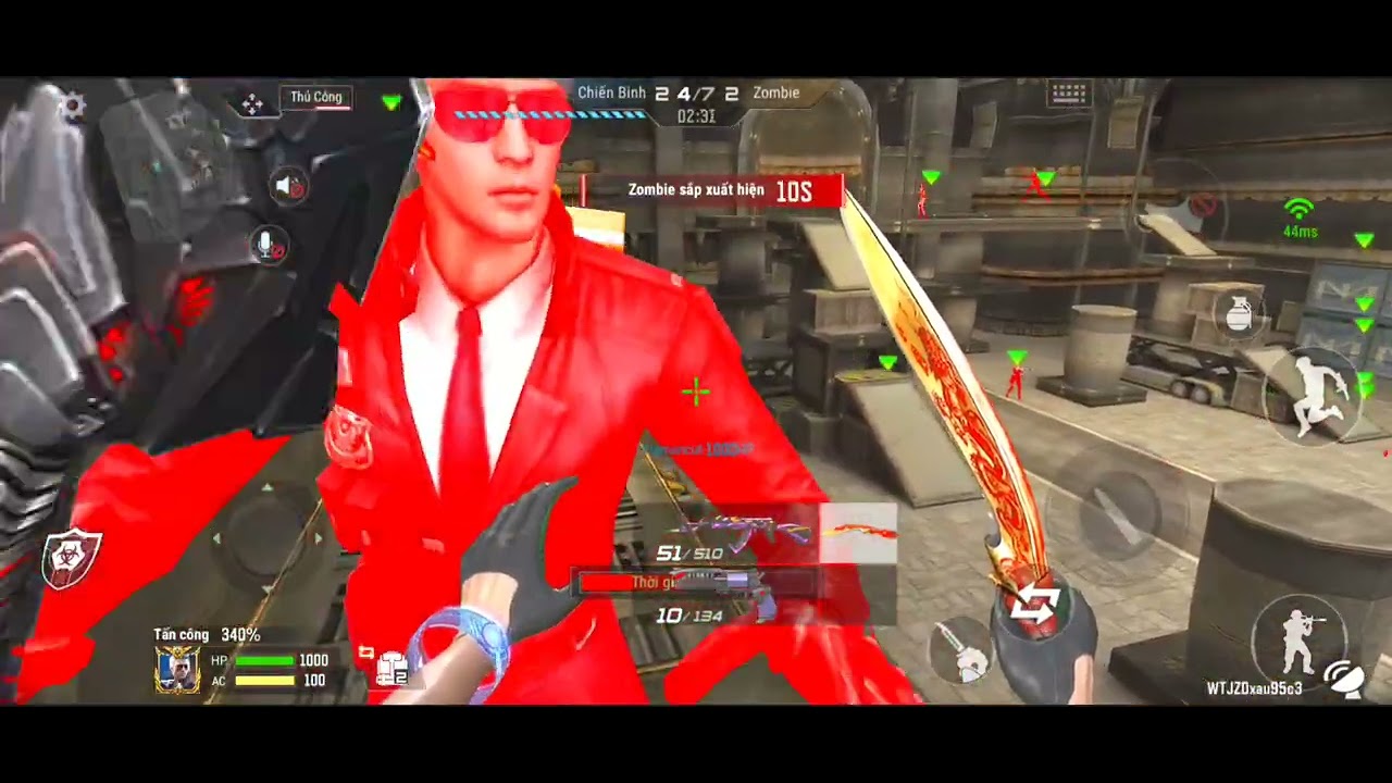 Crossfire Legends || Test AK-47 Iron Beast-Diamond 100mảnh 23.000KC Săn Zombie Dame Quá Khủng 😱