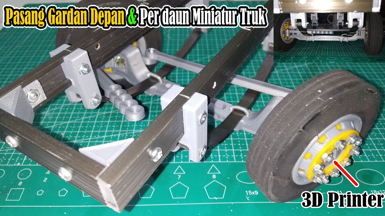 Cara Membuat Gardan depan axle tierod membuat leaf spring miniatur truk
