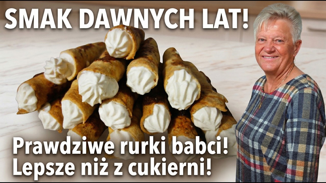 Rurki z kremem jak za dawnych lat &ndash;&nbsp;stary i sprawdzony przepis! Kruche ciasto i gęsta śmietana