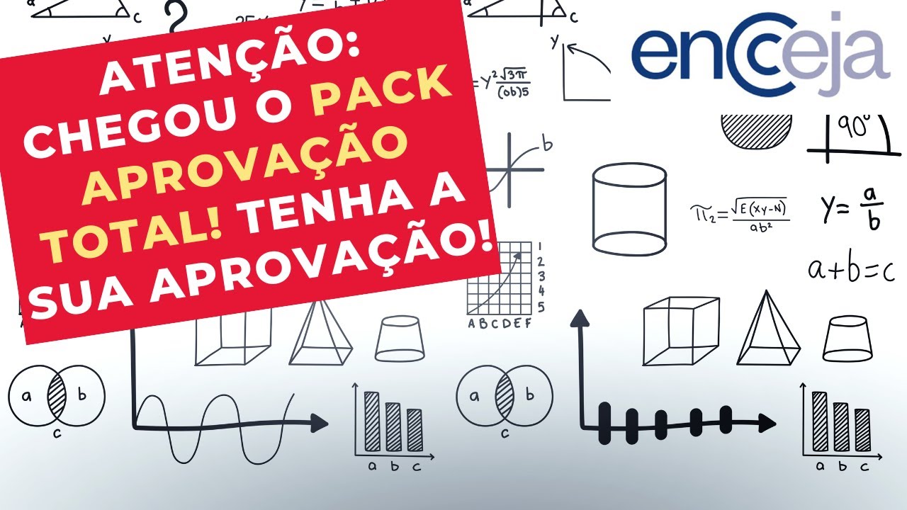 ⚠️ ATENÇÃO: CHEGOU O PACK APROVAÇÃO TOTAL! TENHA A SUA APROVAÇÃO NA PROVA DO ENCCEJA!
