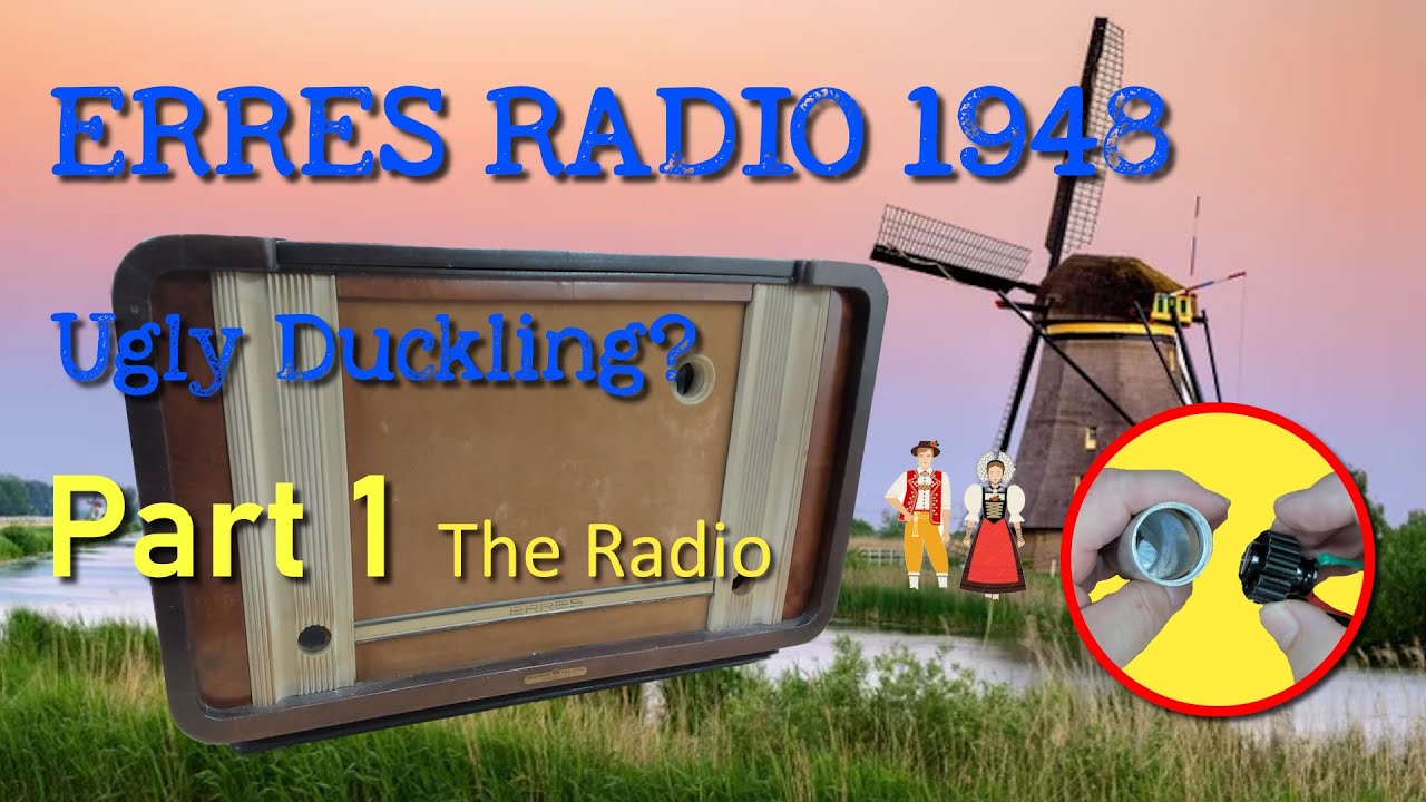 Голландский радиоприёмник Erres KY487 1948 года. Редкая находка в Австралии. Часть 1.