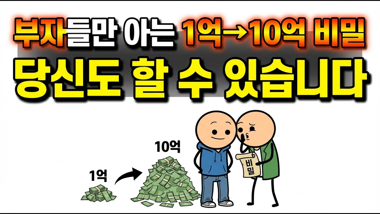 1억 모으고도 10억 못 가는 이유 | 부자들만 아는 단 하나의 비밀