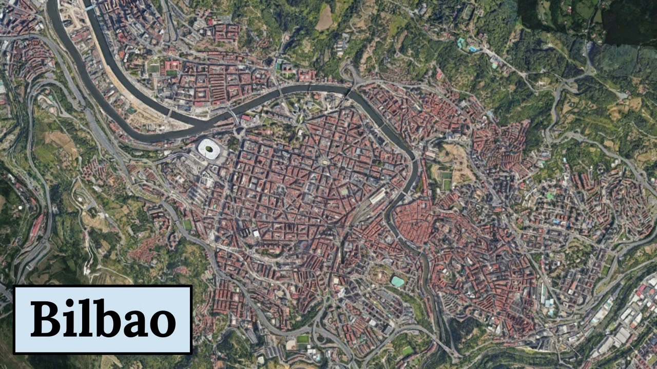 🇪🇸 GEOGRAPHY OF BILBAO in 1 minute 🗺️