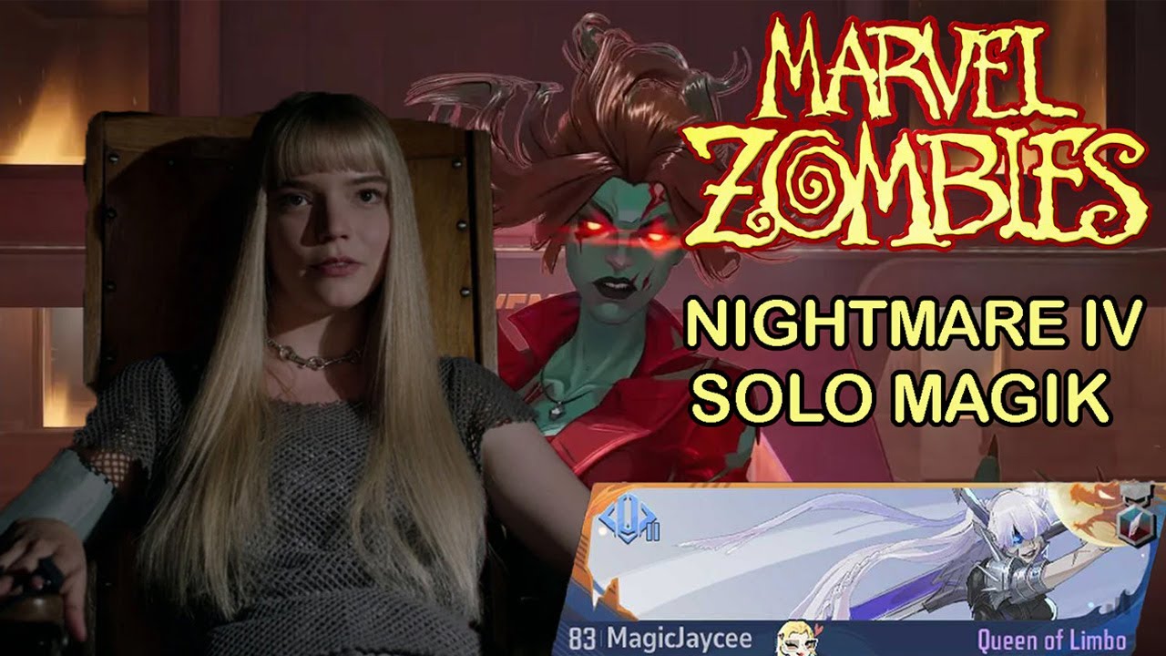 Marvel Zombies - Nightmare IV - Magik (SOLO) - QUEEN OF LIMBO Nameplate (Check Desc for Guide)