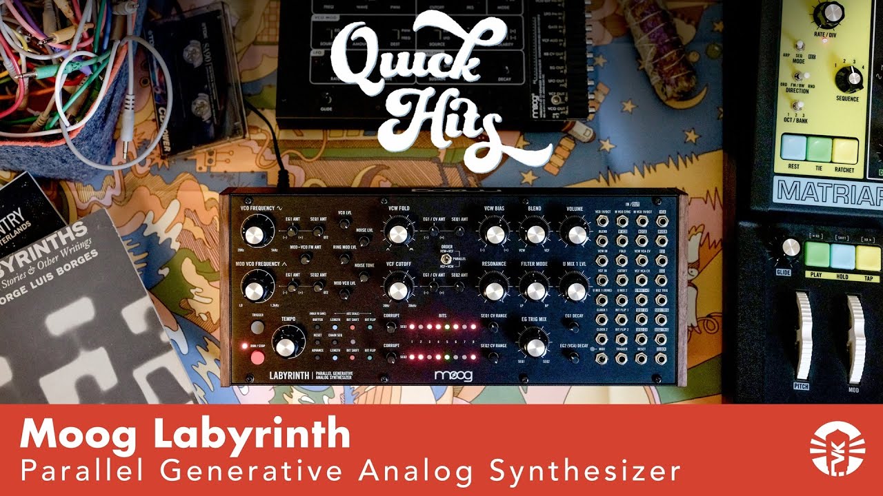 Quick Hits: Moog Labyrinth Semi-Modular Synthesizer