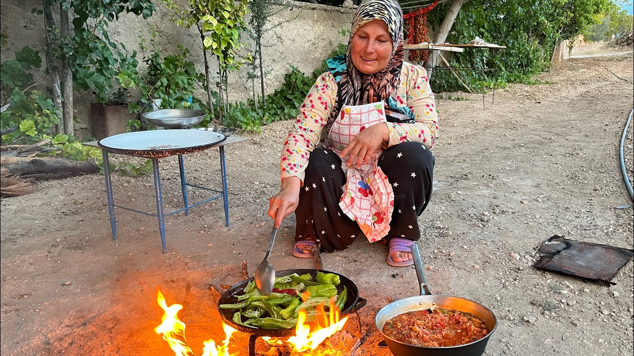 TÜTÜN ELEĞİ KAPUTLAMA⁉️ AKŞAM YEMEĞİ HAZIRLIĞI~KÖYDE GÜNÜK YAPILAN AĞIR İŞLER