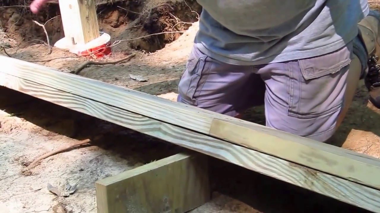 DIY Shed AsktheBuilder How to Make a Wood Floor Beam