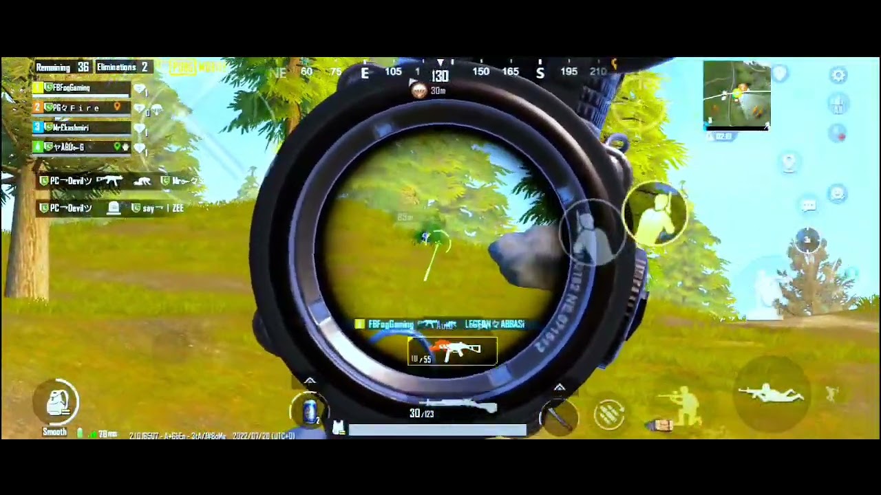 Pubg mobile ||Fog gaming|| Full Rash game play 