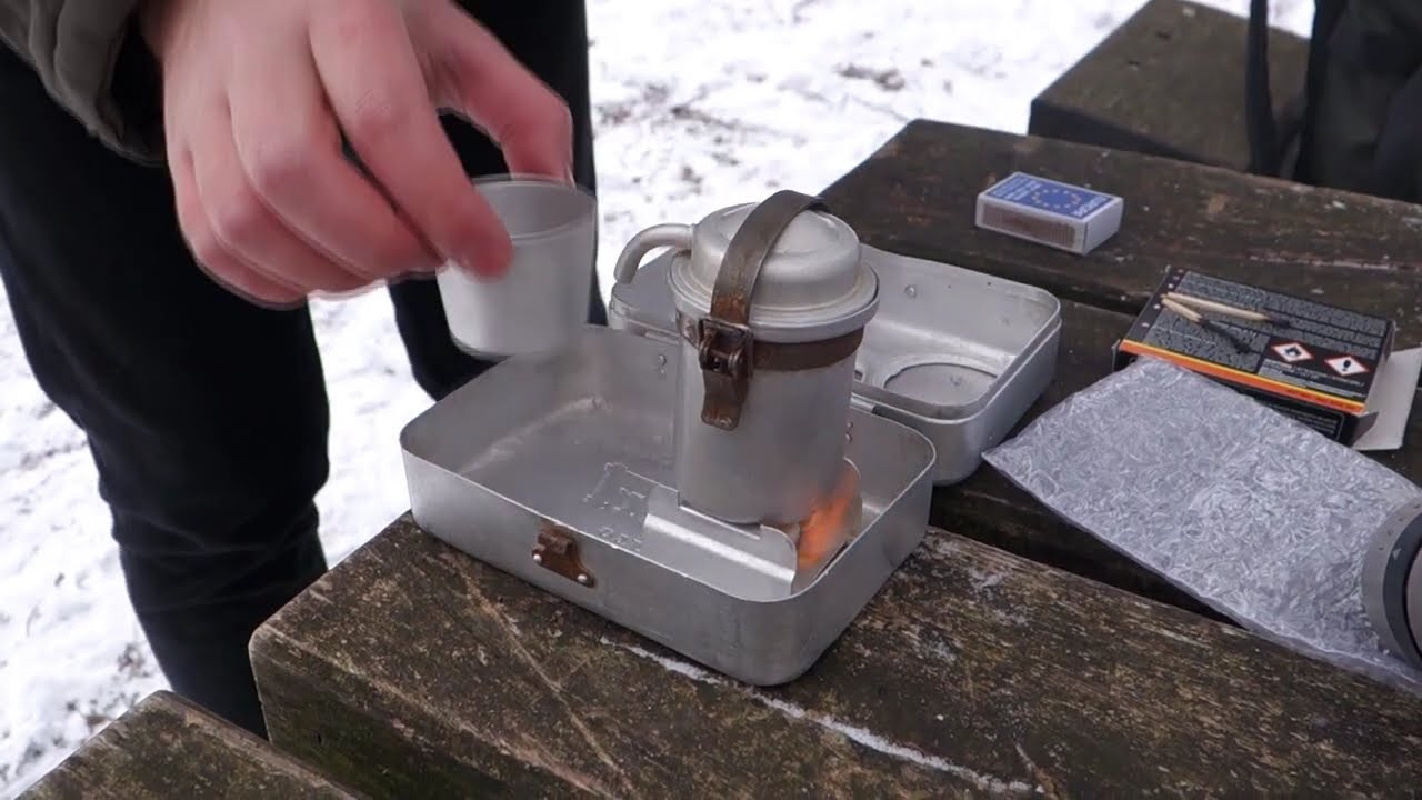 Sport presso retro Hungarian camping coffee maker