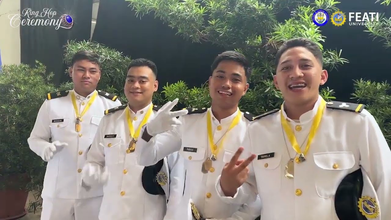 FEATI University Maritime Cadets' Ring Hop Ceremony | Batch 2023-2024
