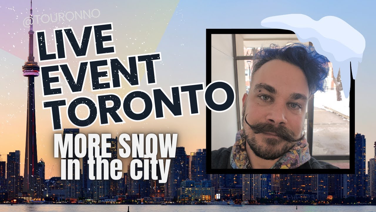 TORONTO LIVE WALK - Downtown Snow Day in the 6ix