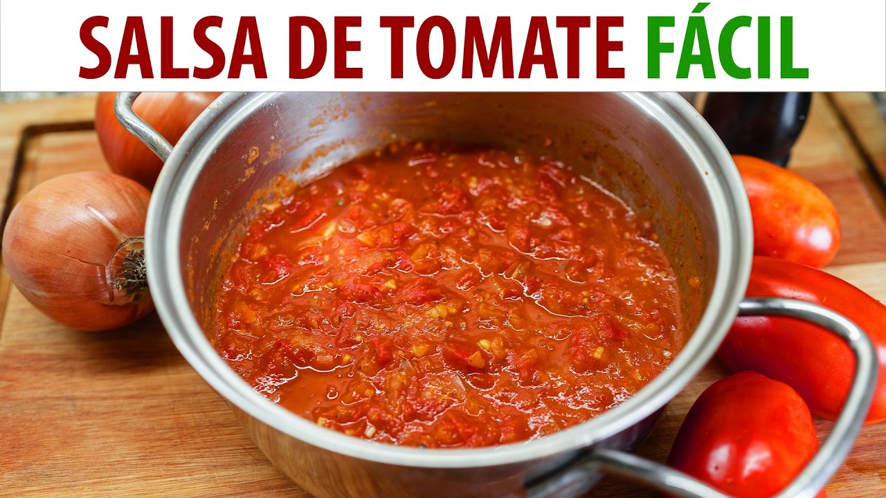 Cómo hacer salsa fileto casera con tomate perita
