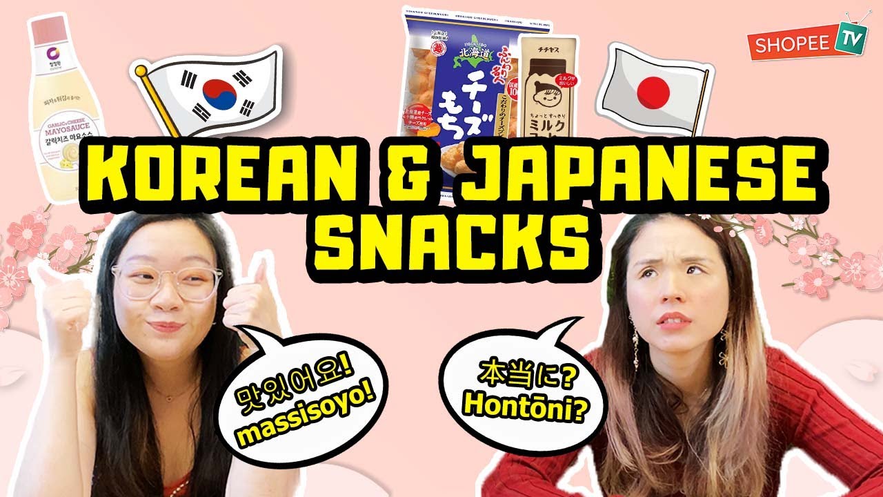 Shopee Haul: We Review Snacks from Korea & Japan! | ShopeeTV