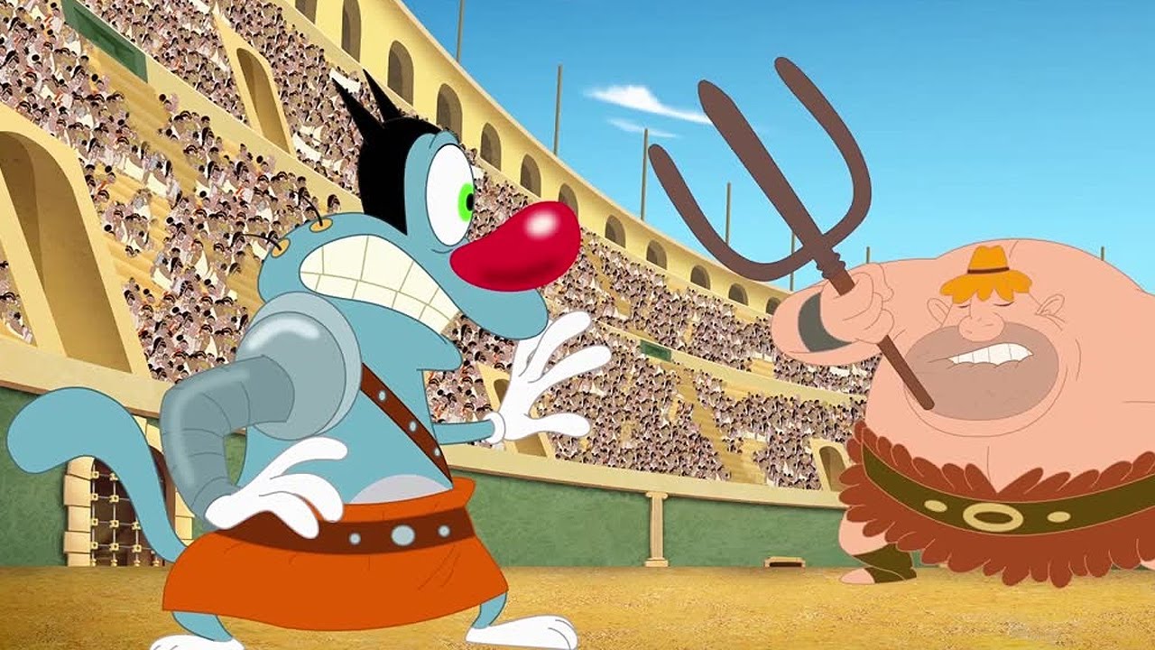 Oggy and the Cockroaches - Oggy in the Arena | BEST CARTOON COLLECTION | New Episodes in HD