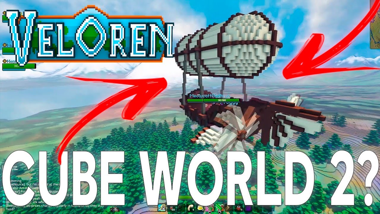 Esse é o novo cube world, e é DE GRAÇA!(veloren)