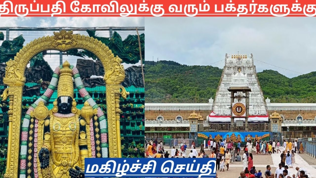 TTD Breaking News| Tirumala Tirupati Darshan Updates| TTD Latest Press Release| Darshan Update Tamil