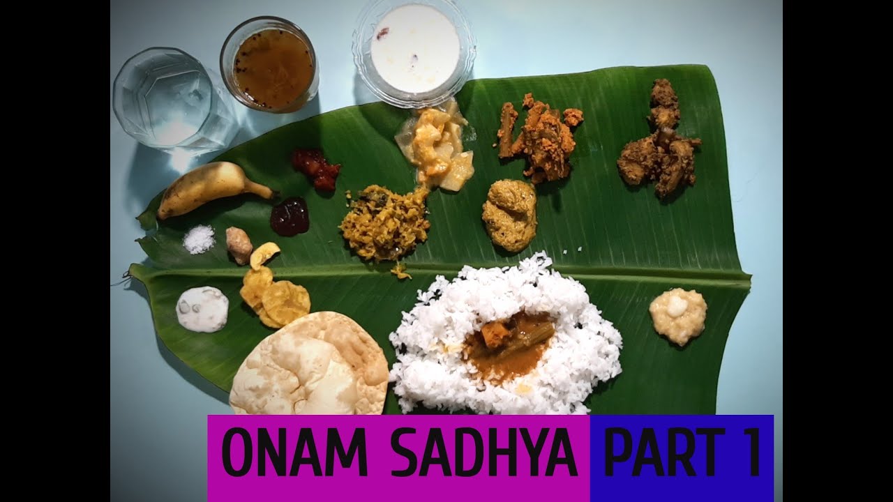 Onam Sadhya  | Kala Akshaya | Kerala Sadhya  | Part 1 | Easy Kerala Sadhya Recipes Full Preparation
