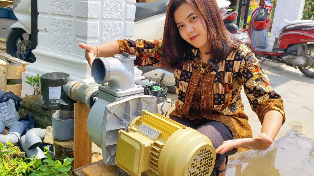Produk pompa air modifikasi terbesar surya guna Jet 3000 || semburan super kencanggg