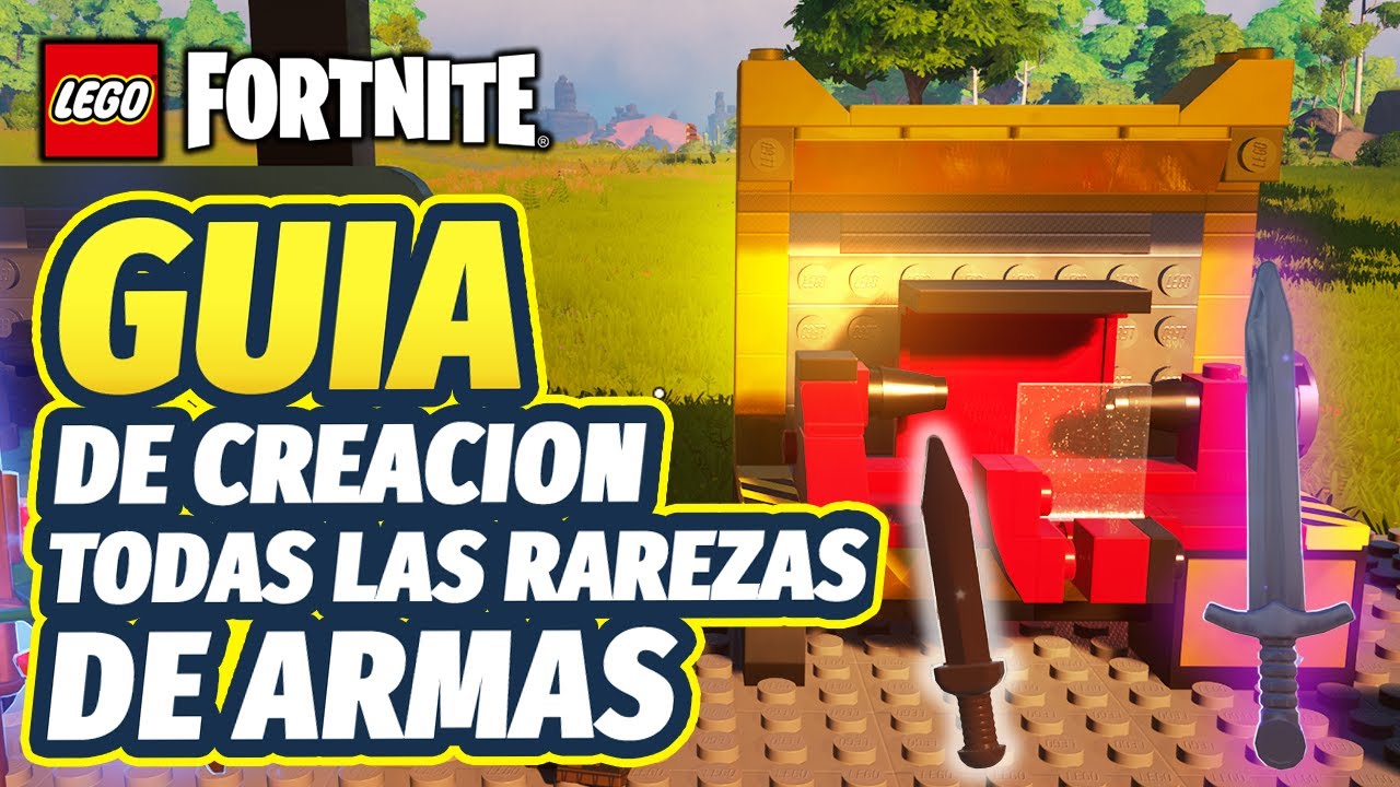 🛠️GUÍA DE FABRICACIÓN DE TODAS LAS ARMAS - Lego Fortnite