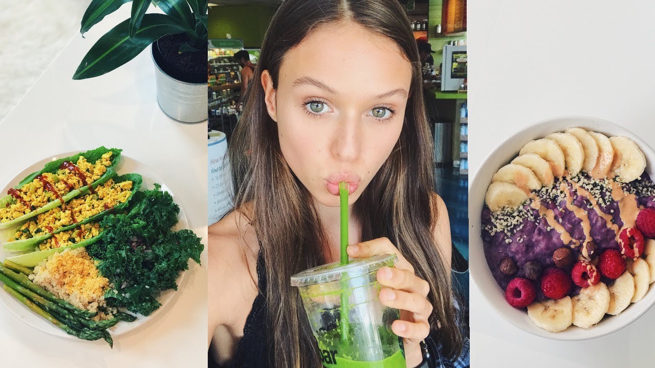 WHAT I EAT IN A DAY AS A MODEL (vegan)