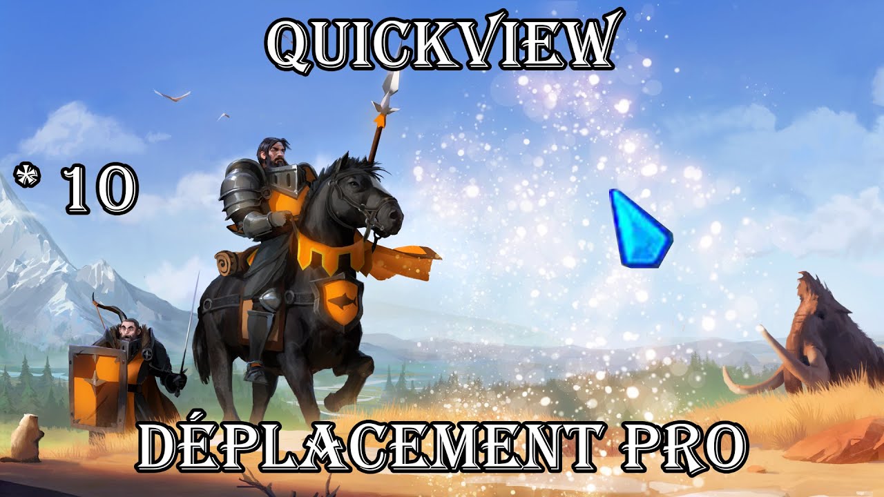 [FR] Albion Online [QuickView] 10 - Se déplacer tel un Pro Gamer !