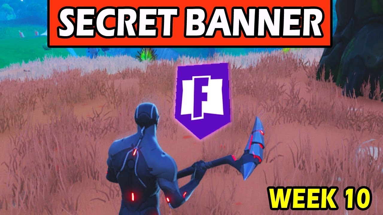 WEEK 10 SECRET BANNER LOCATION! Fortnite Battle Royale Week 10 Loading Screen!