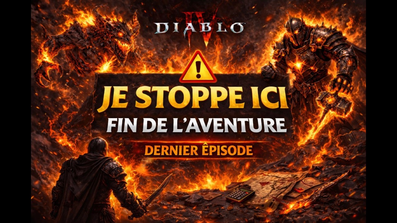 J’ARRÊTE DIABLO IV ICI – Fin de l’aventure (Dernier épisode)