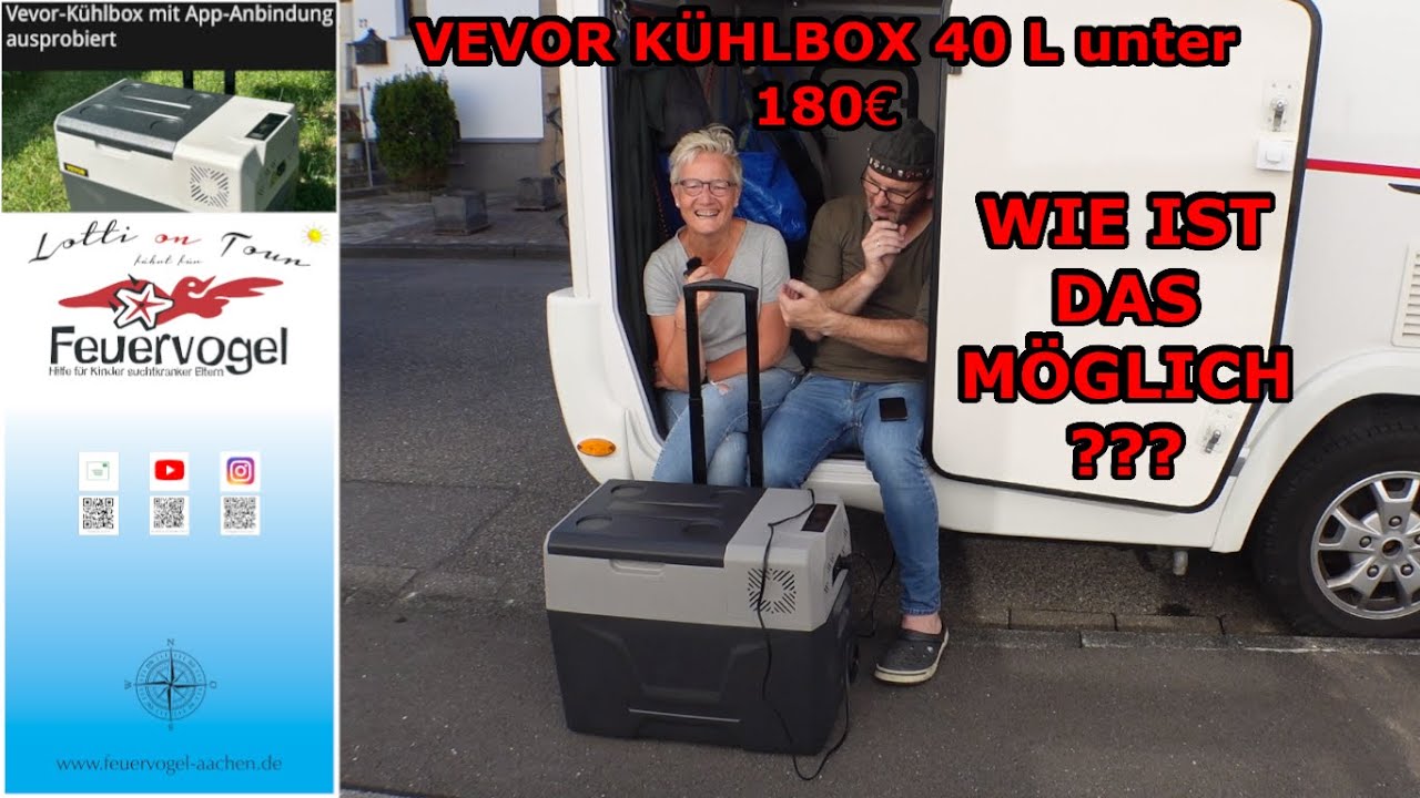 VEVOR 40 L KOMPRESSOR KÜHLBOX FÜR UNTER 180€ | PREIS LEISTUNGSTEST| WAS PASST HIER UND WAS NICHT?