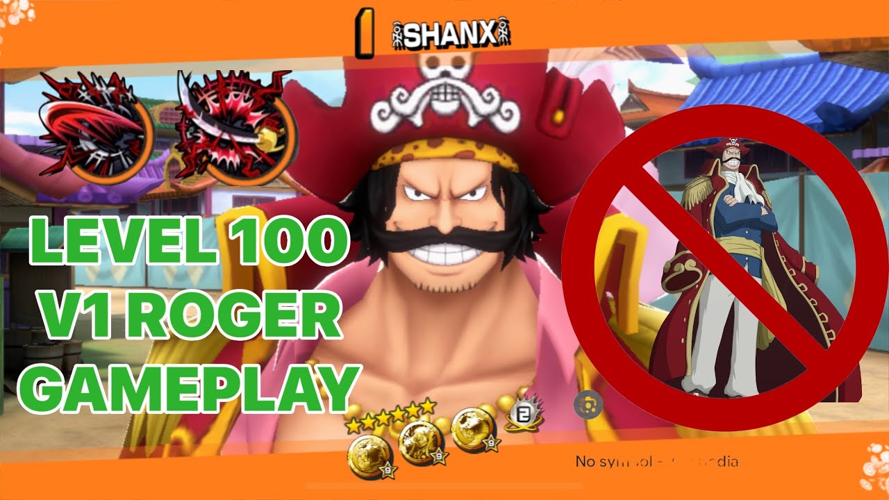 LEVEL 100 V1 ROGER IN DARK ROGER ERA | ONE PIECE BOUNTY RUSH | OPBR