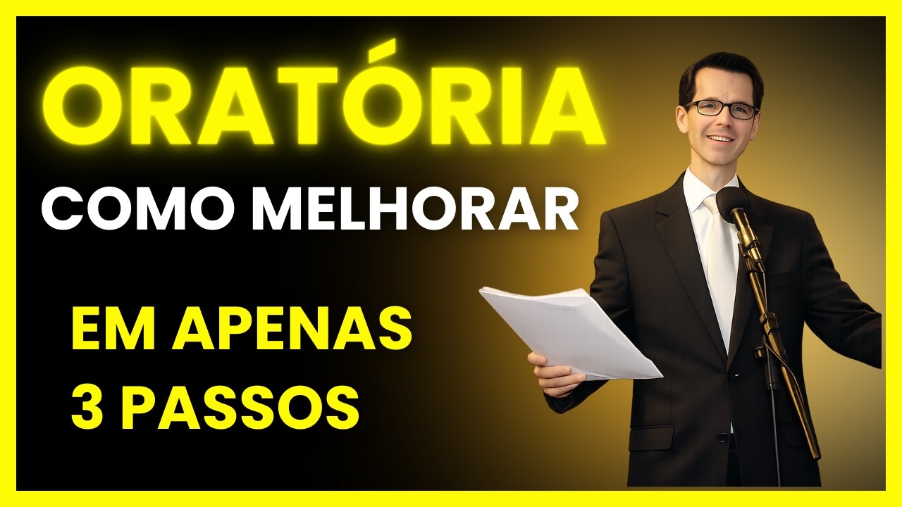 🎤 Como melhorar a oratória em 3 passos #oratória #desenvolvimentopessoal #medodefalarempúblico
