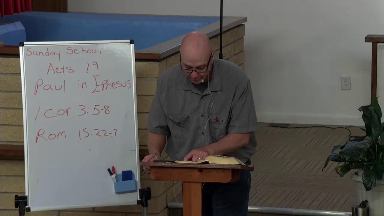 Sunday Bible Study 02/15/26 - Paul Visits Ephesus