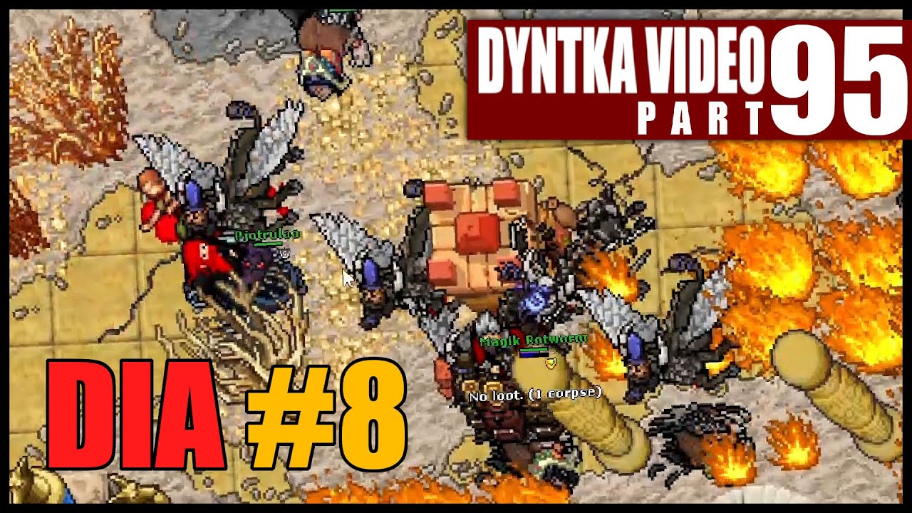 Dia #8 - Kamieniowanie Sfinxów | Tibia - DIA - Dyntka Video odc. 95