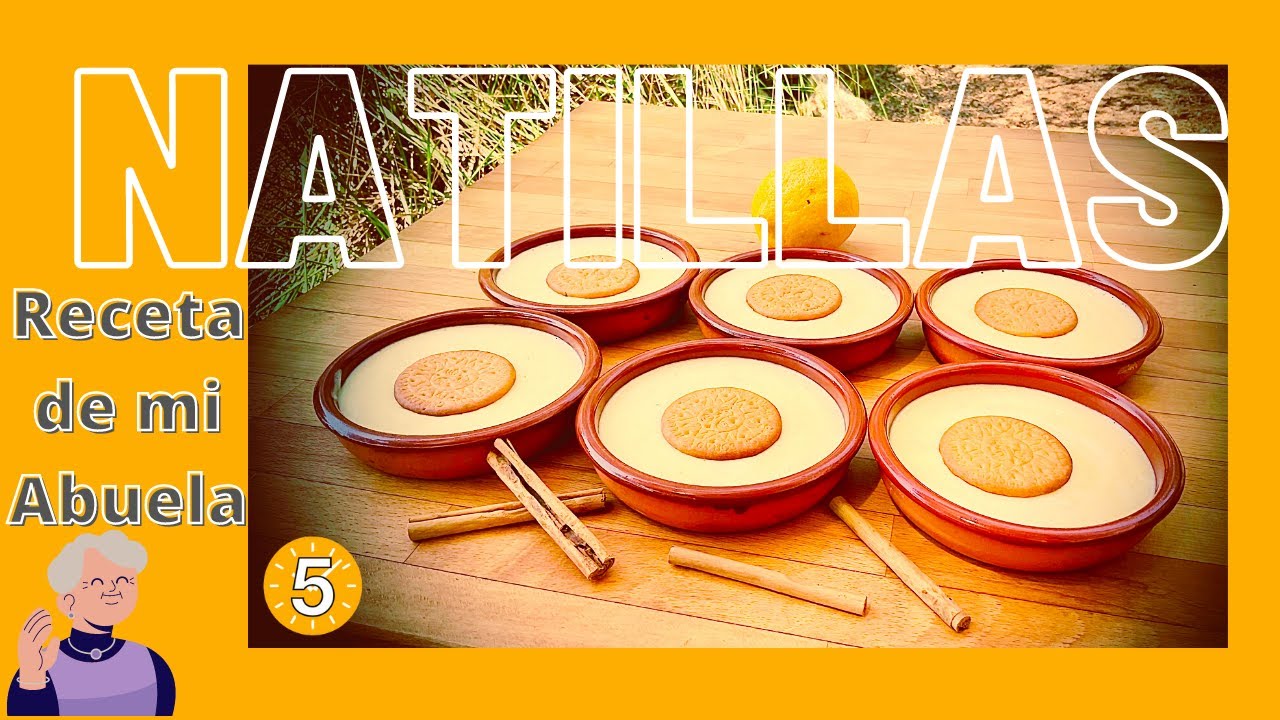 LA RECETA DE NATILLAS DE MI ABUELA - Recetas en 5 Minutos