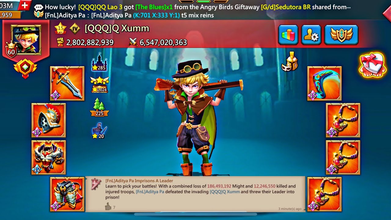 QQQ пришел уничтожить мои войска | #lordsmobile #rallytraplordsmobile