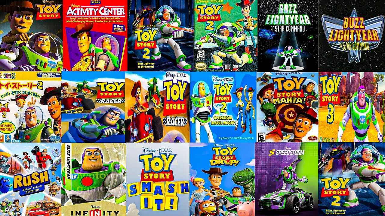Эволюция игр TOY STORY (1995–2023)