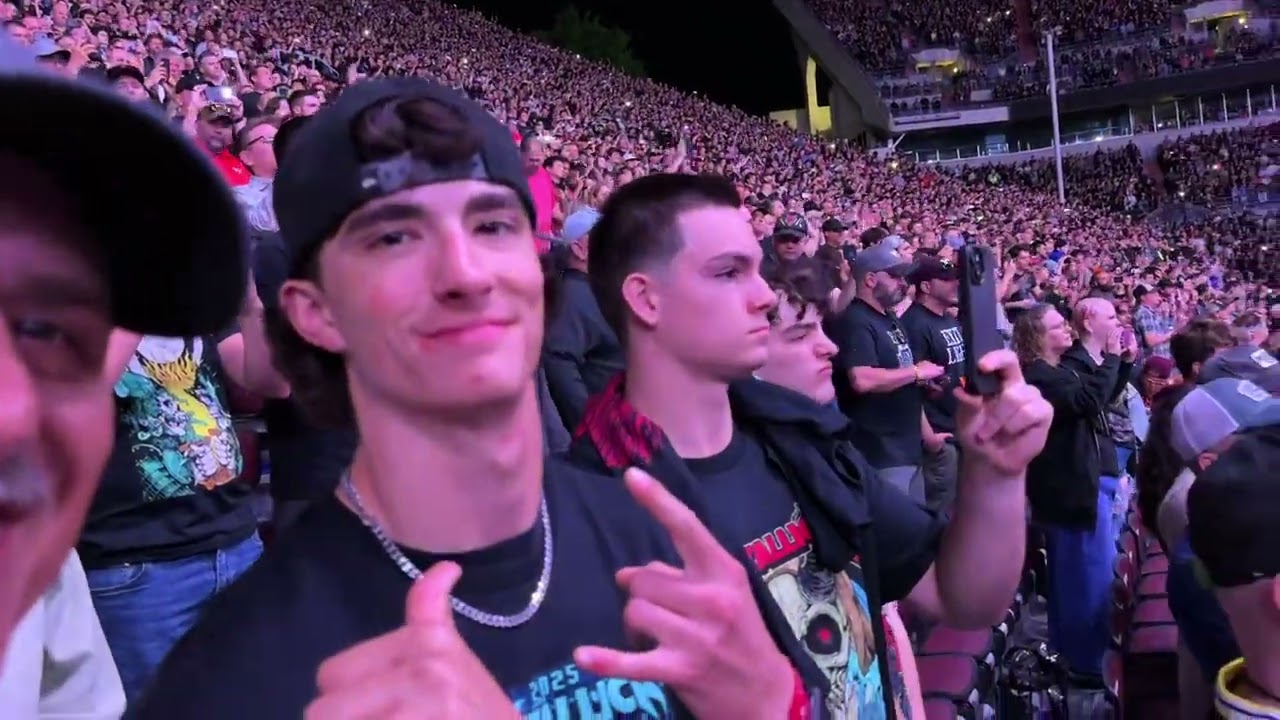 Metallica - Enter Sandman LIVE from Lane Stadium at Virginia Tech on 7 May 2025. It was EPIC!!