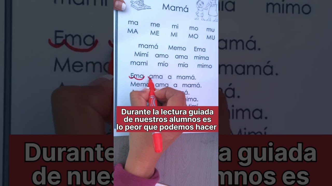 Ense&ntilde;ar a leer y escribir🛑 NO HAGAS ESTO