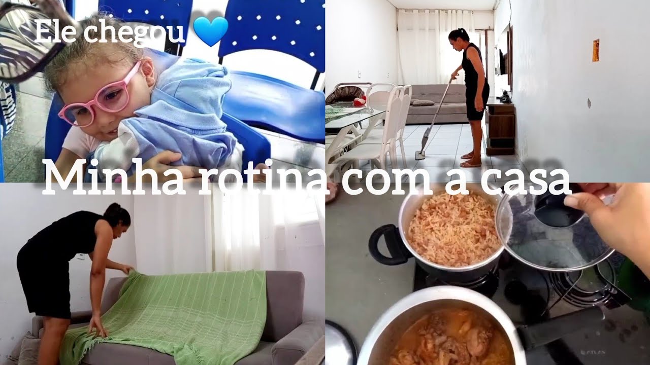 Primeiro vlog do ano |casa limpa,almoço do dia |ele nasceu 💙|rotina dona de casa