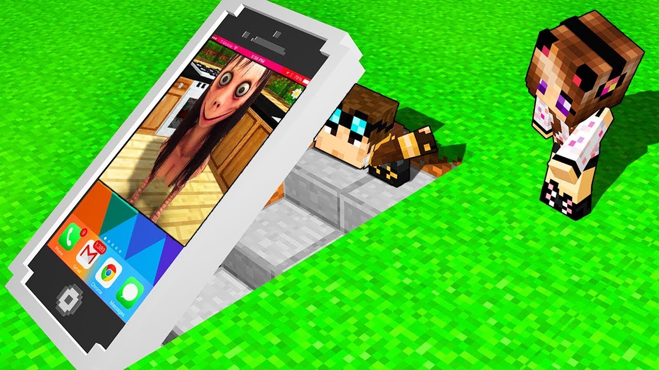IL CELLULARE SEGRETO DI MOMO SU MINECRAFT!