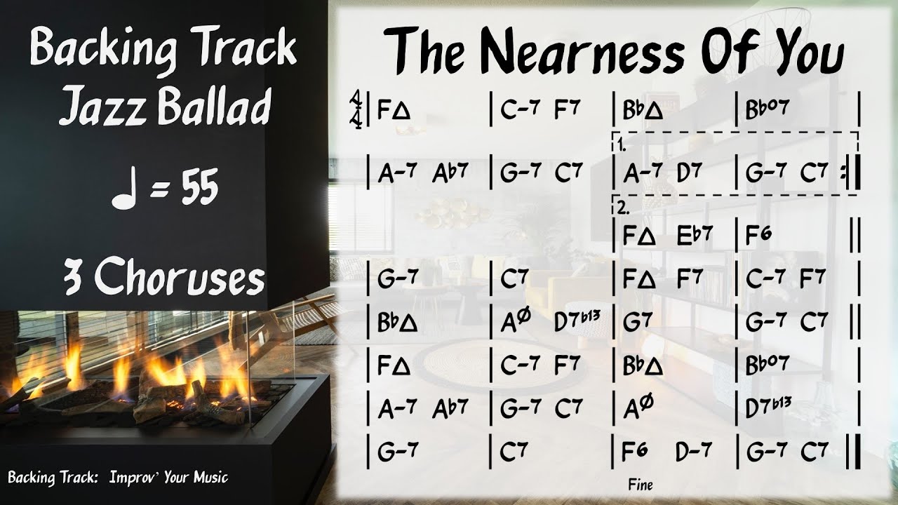 The Nearness Of You (55 BPM) - Backing Track