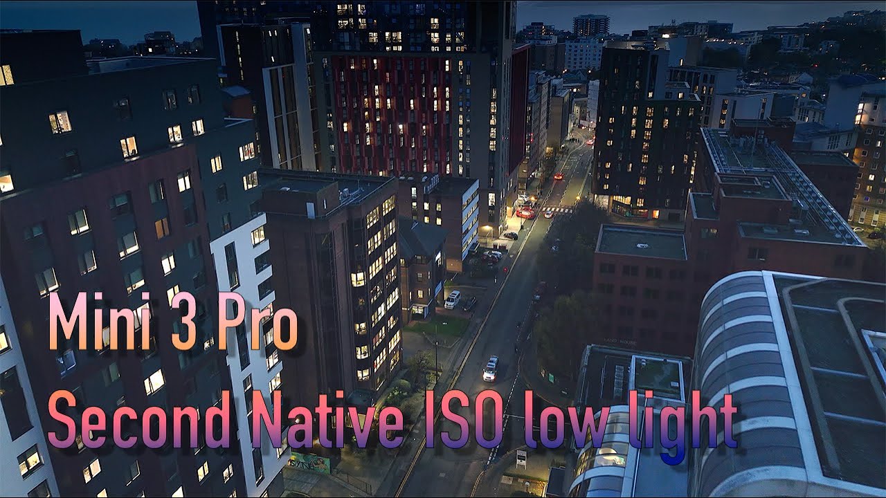 Mini 3 Pro Dual Native ISO in Low Light, Bournemouth Town Centre