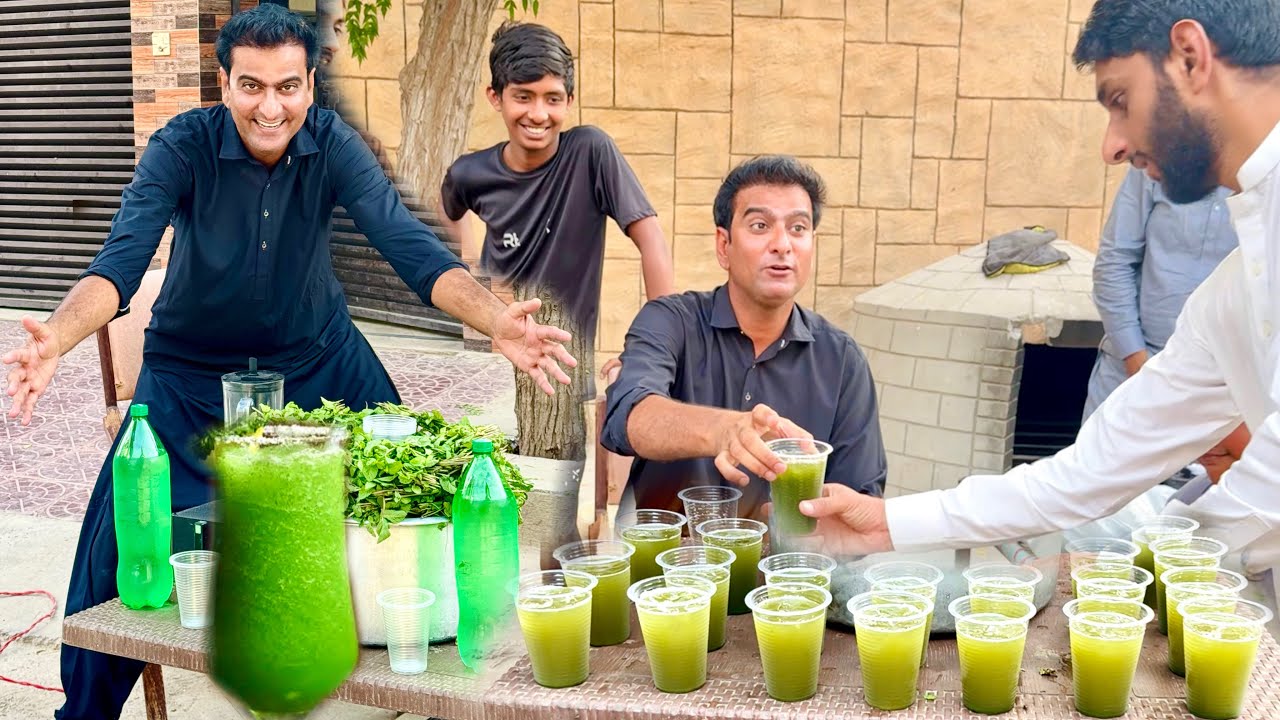 Thanda Thaar Mint Margarita Distribute kr Dia||How to Make Mint Margarita