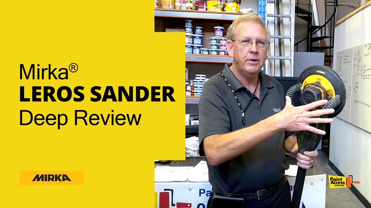 Mirka Leros - Cool Video Review By Brendan - Only One Orbital Wall Sander Exist - Mirka!