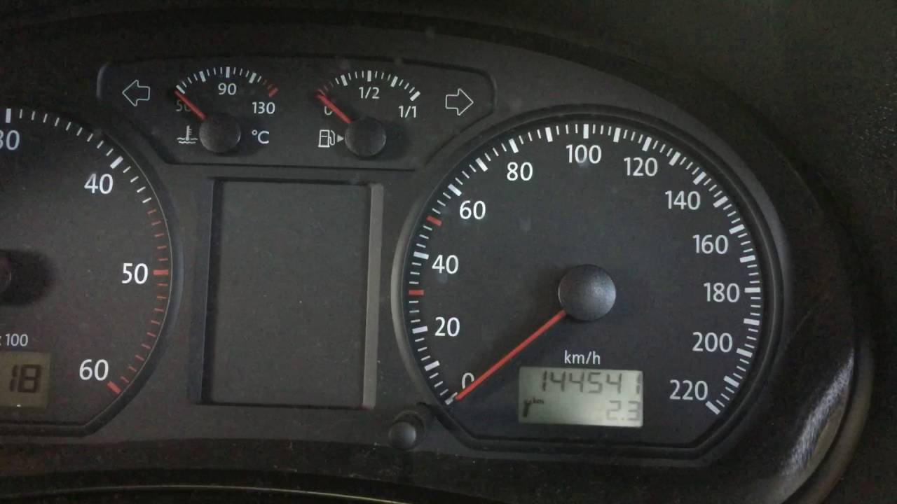 VW polo service light reset 2009