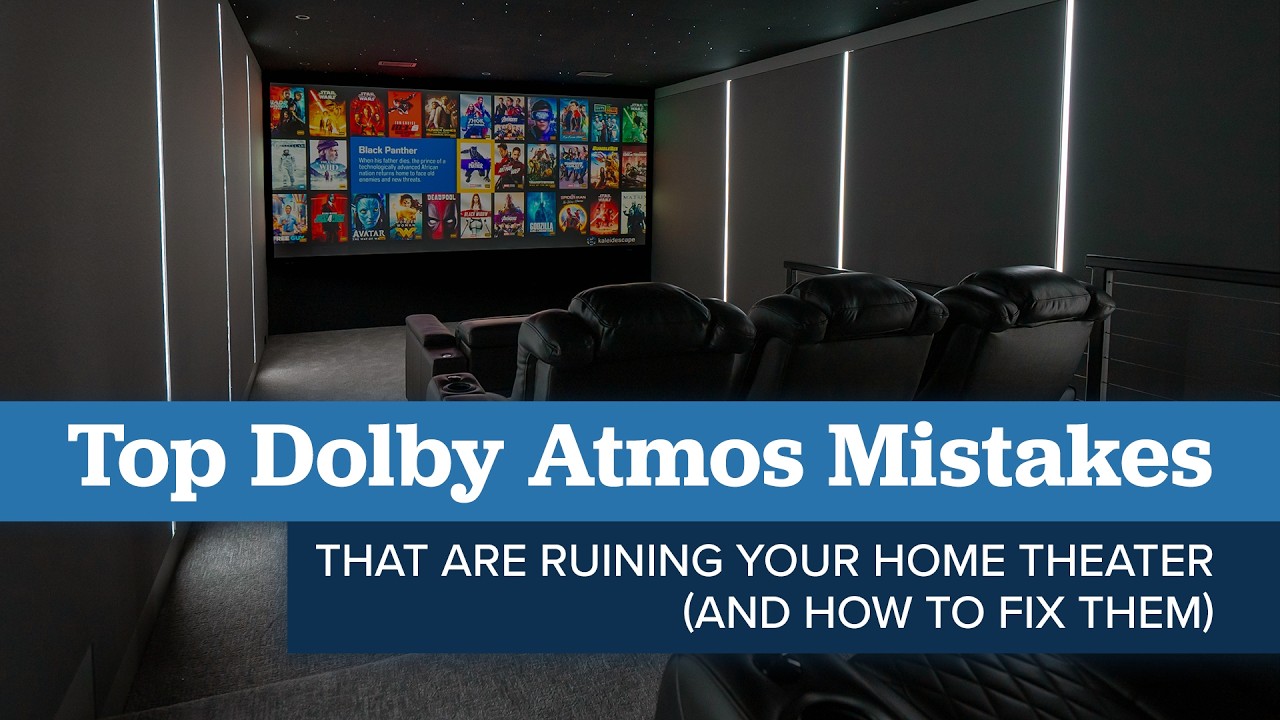 Ошибки при размещении динамиков Dolby Atmos: их допускают все.
