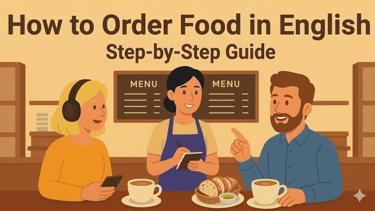 How to Order Food in English | Restaurant Conversation Practice