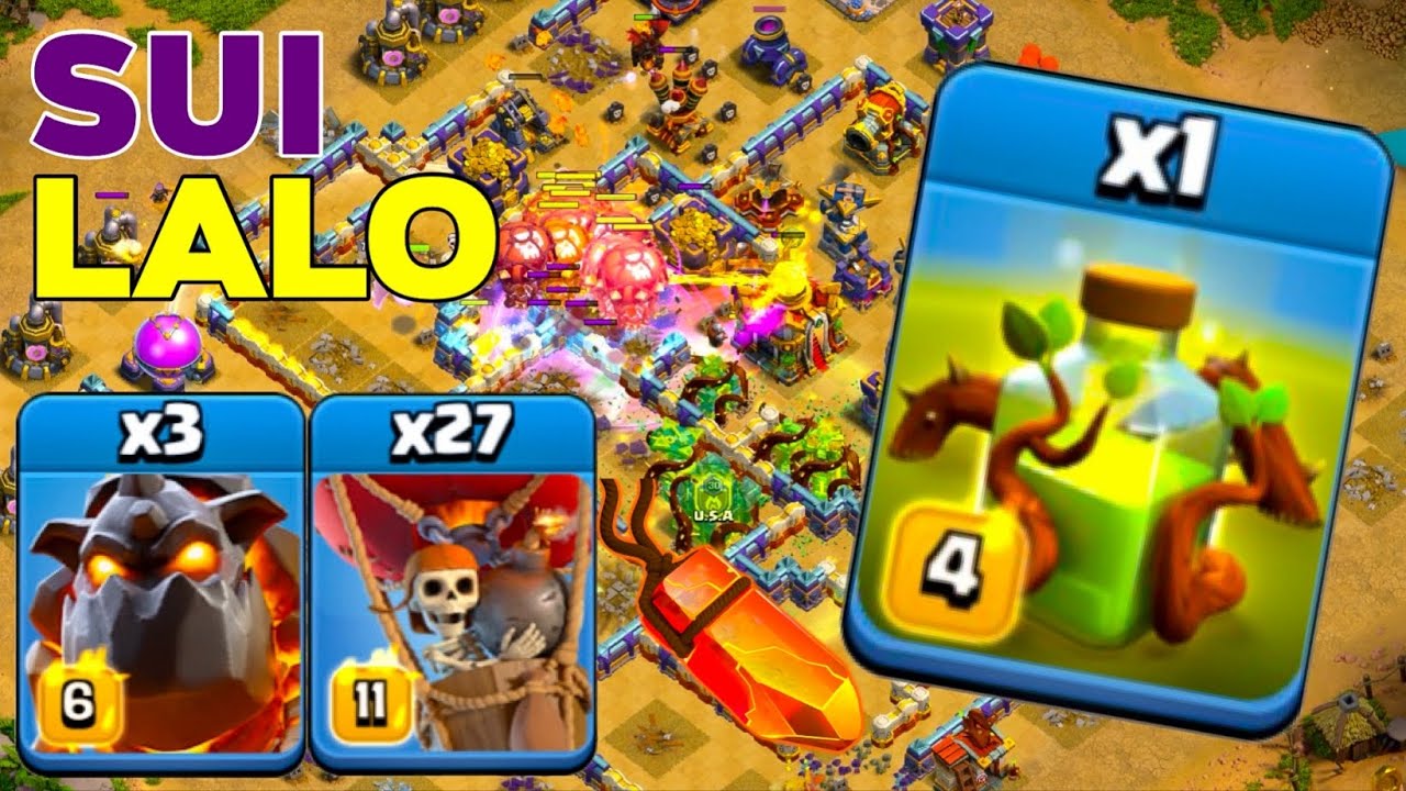 Overgrowth Spell Surge: TH16 SUI LALO Strategy Crushes Legend League Bases!